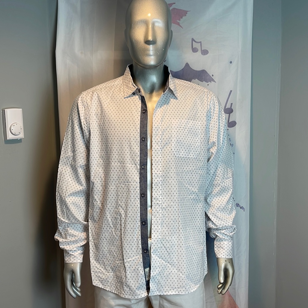 Heritage Report Collection Long Sleeve Shirt Slim Modern Fit Size Xl